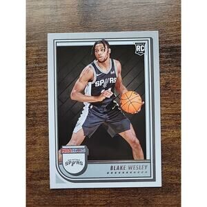 Blake Wesley 2022-2023 Panini Hoops #255 - Rookie - San Antonio Spurs - NBA
